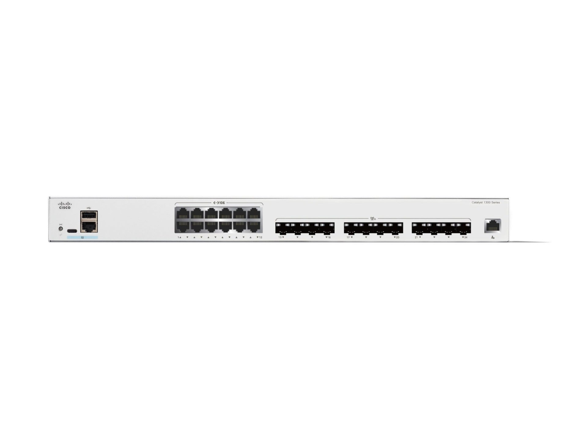 Switch de Red Cisco Catalyst 1300-24XTS - vista 2
