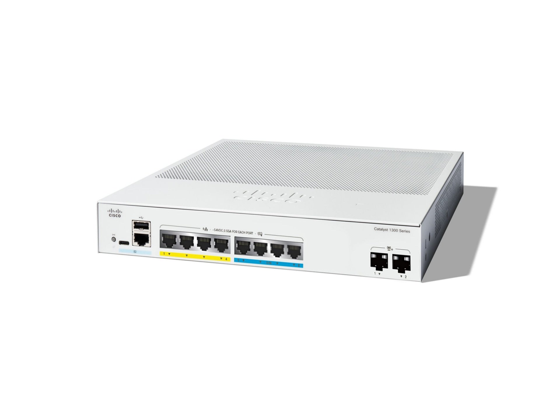 Switch de Red Cisco Catalyst 1300-8MGP-2X - vista 1