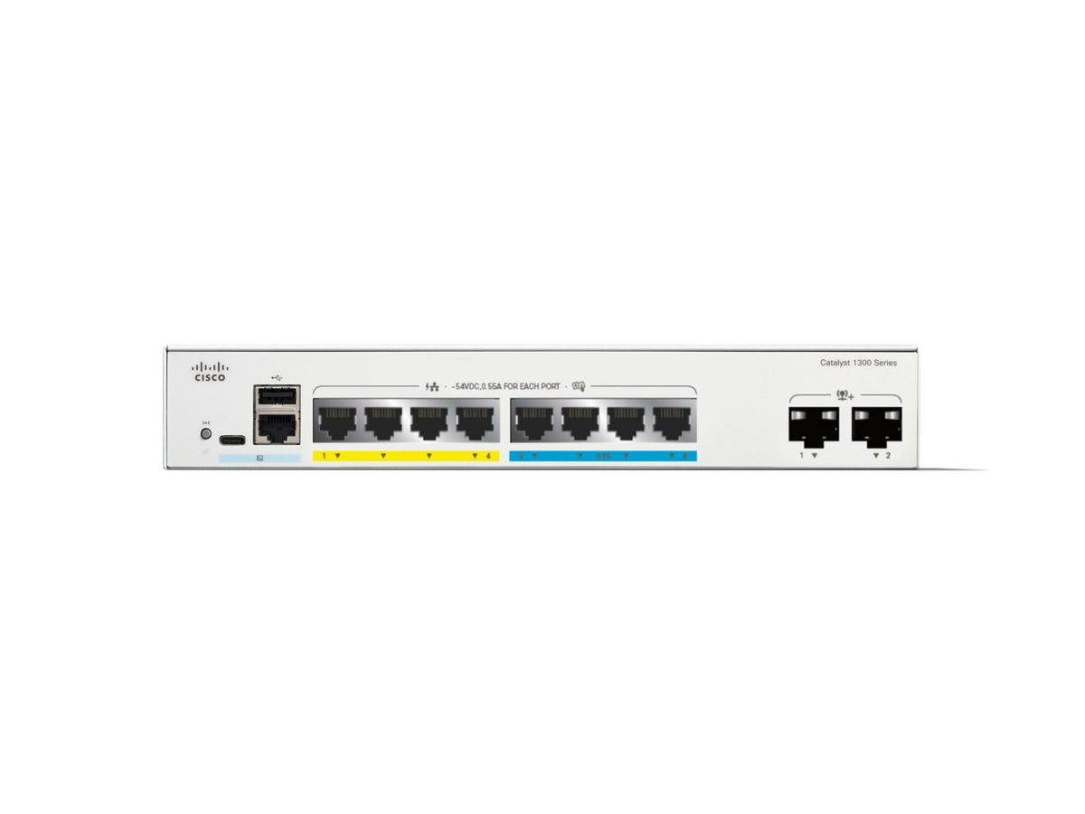 Switch de Red Cisco Catalyst 1300-8MGP-2X - vista 3