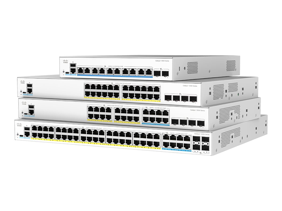 Switch de Red Cisco Catalyst 1300X-24T-4X - vista 1