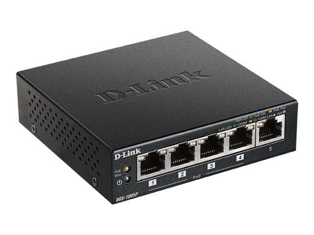 Switch de Red D-Link DGS 1005P - vista 1