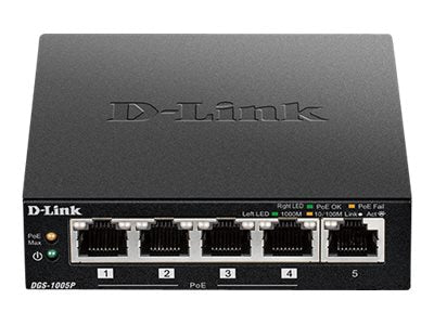 Switch de Red D-Link DGS 1005P - vista 2