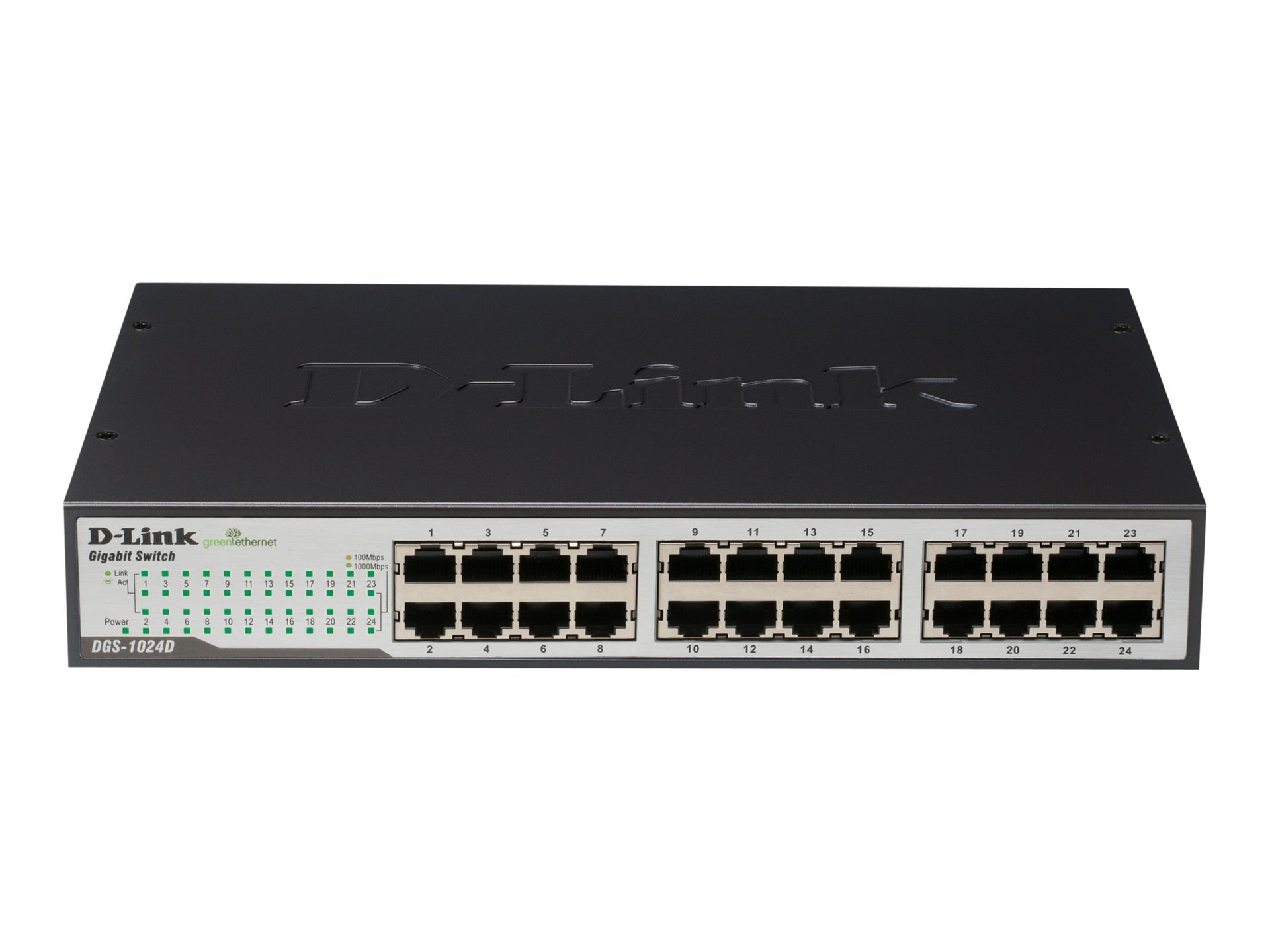 Switch de Red D-Link DGS 1024D - vista 1