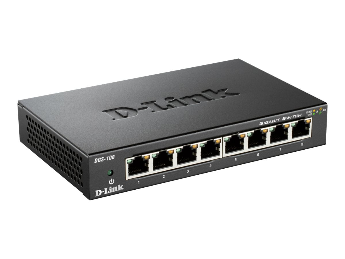 Switch de Red D-Link DGS 108 - vista 2