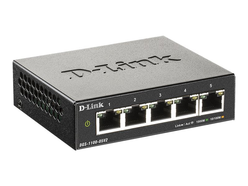 Switch de Red D-Link DGS 1100-05V2 - vista 2