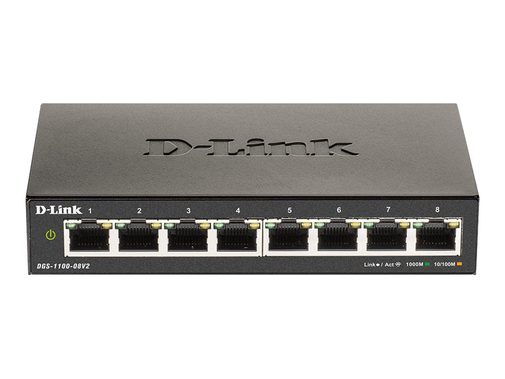 Switch de Red D-Link DGS 1100-08V2 - vista 1