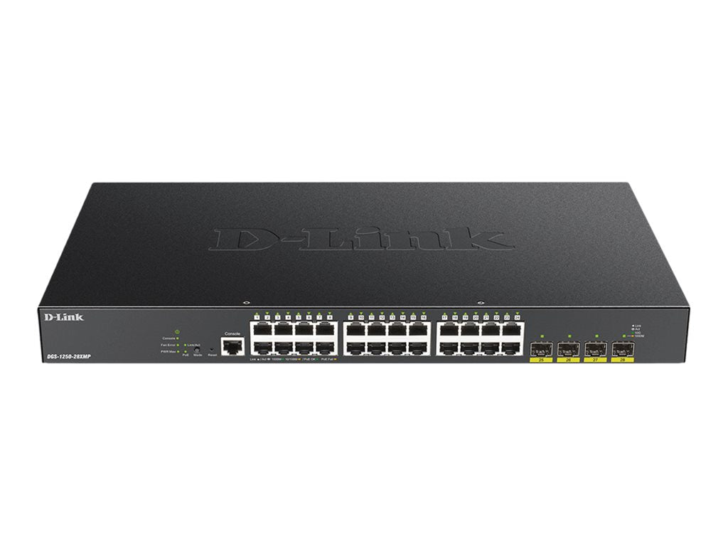 Switch de Red D-Link DGS 1250-28XMP-6KV - vista 1