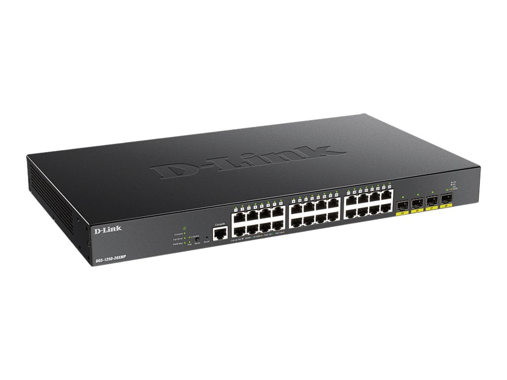 Switch de Red D-Link DGS 1250-28XMP-6KV - vista 2