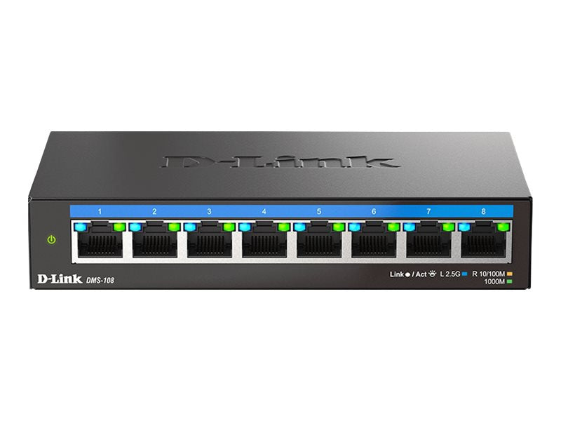 Switch de Red D-Link DMS-108 - vista 1