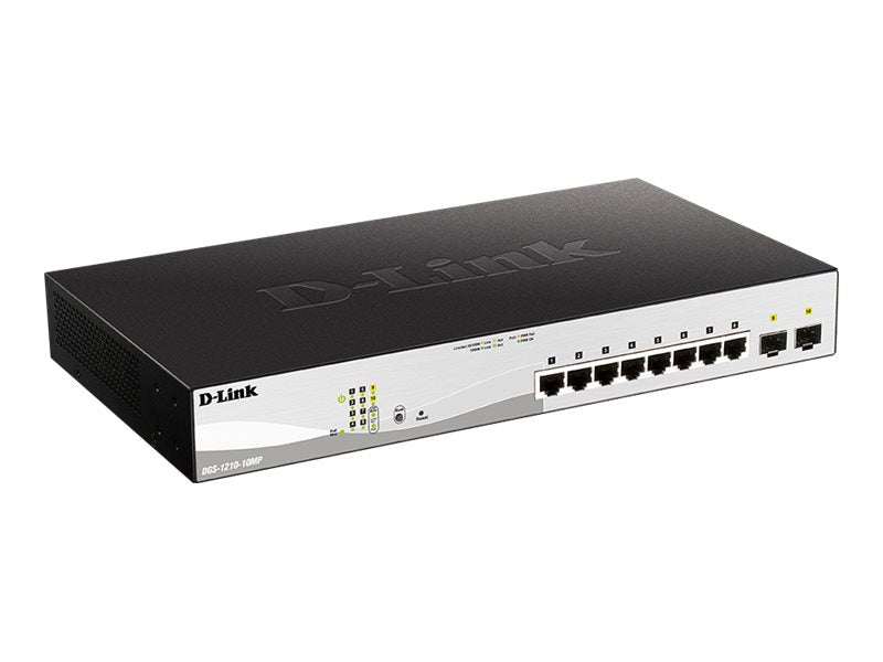 Switch de Red D-Link Web Smart DGS-1210-10MP - vista 2
