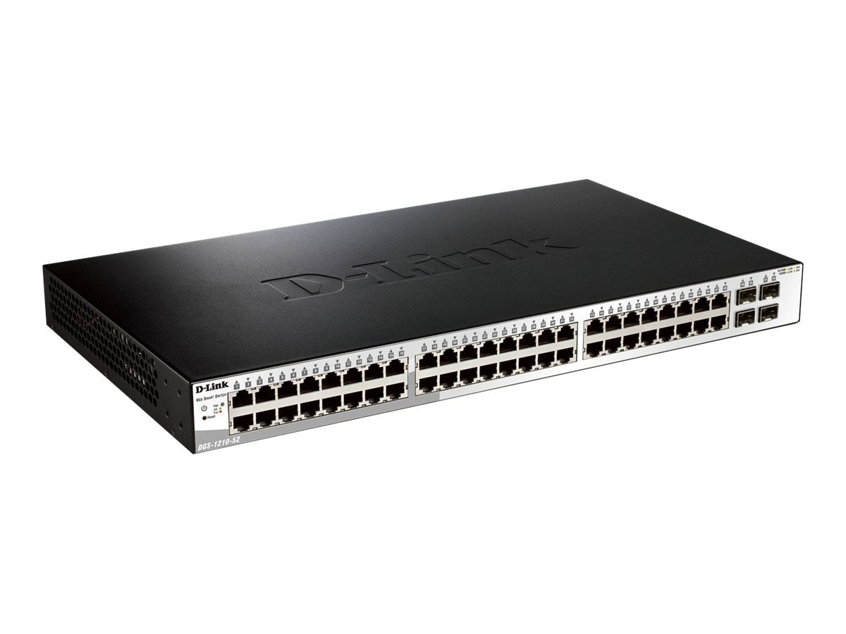Switch de Red D-Link Web Smart DGS-1210-52 - vista 2