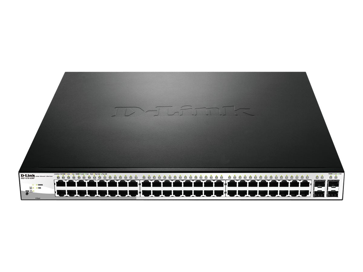 Switch de Red D-Link Web Smart DGS-1210-52MP - vista 1