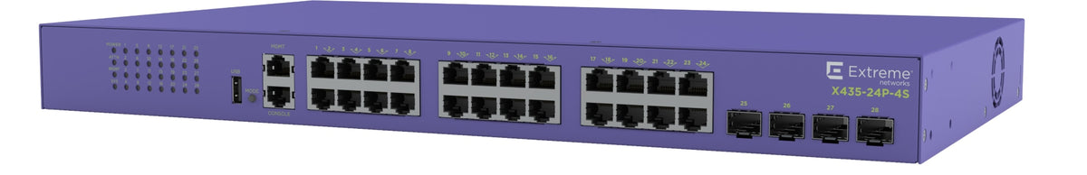 Switch de Red Extreme Networks ExtremeSwitching X435-24P-4S - vista 1