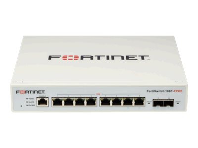 Switch de Red Fortinet FortiSwitch 108F-FPOE - vista 1