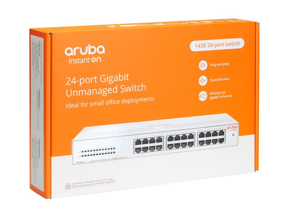 Switch de Red HPE Networking Instant On 1430 24G Switch - vista 6