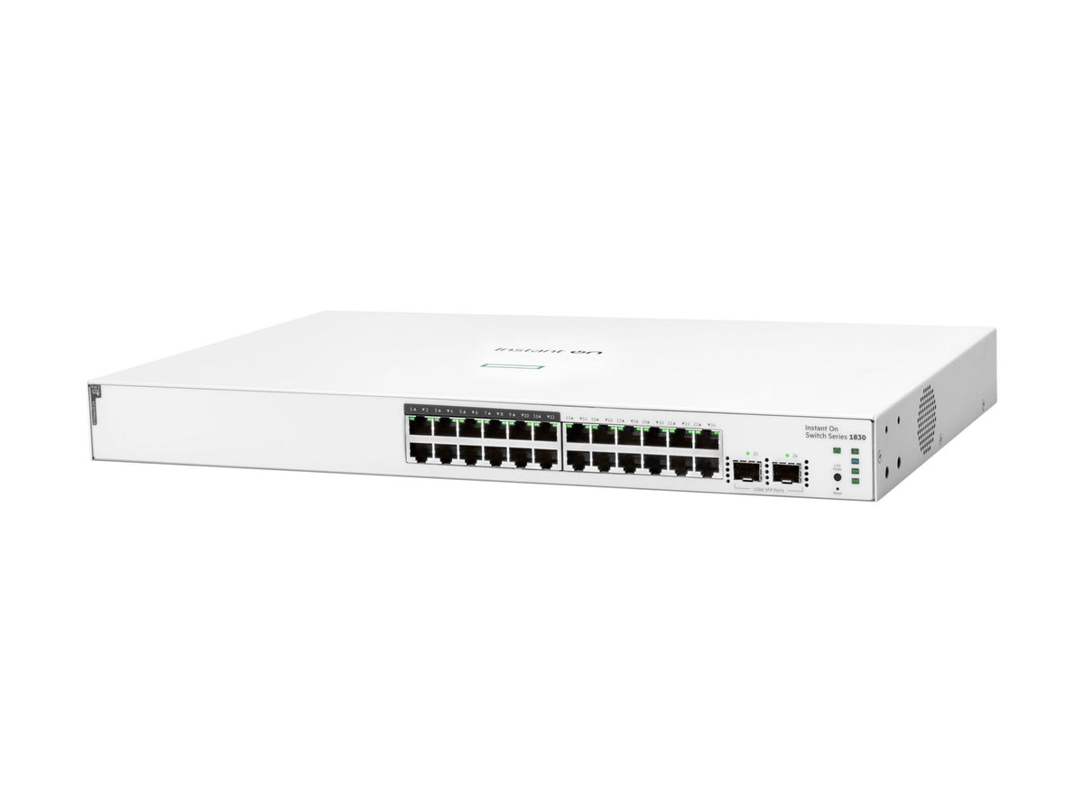 Switch de Red HPE Networking Instant On 1830 24G 12p Class4 PoE 2SFP 195W Switch - vista 1