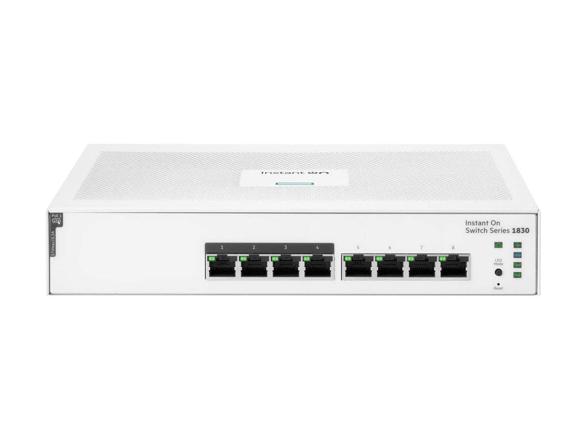 Switch de Red HPE Networking Instant On 1830 8G 4p Class4 PoE 65W Switch - vista 2
