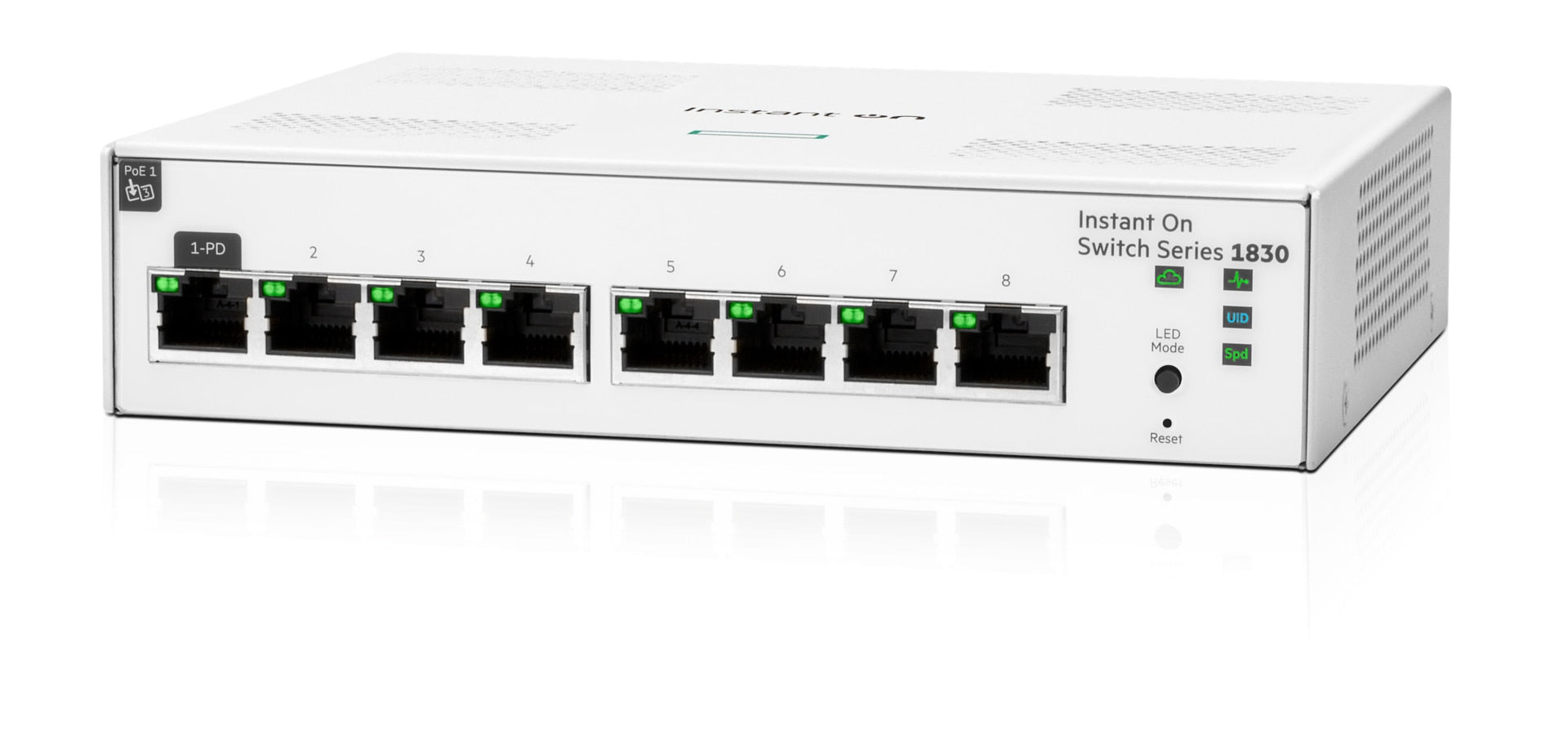 Switch de Red HPE Networking Instant On 1830 8G Switch - vista 1