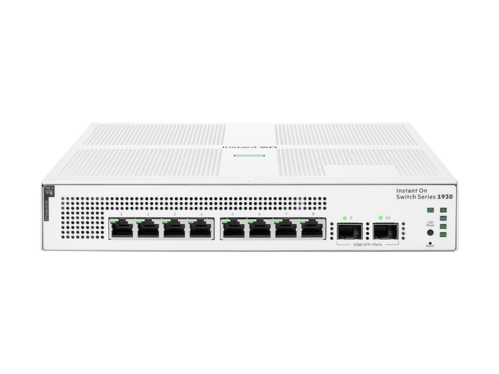Switch de Red HPE Networking Instant On 1930 8G Class4 PoE 2SFP 124W Switch - vista 2