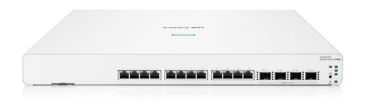 Switch de Red HPE Networking Instant On 1960 12XGT 4SFP+ Switch - vista 2