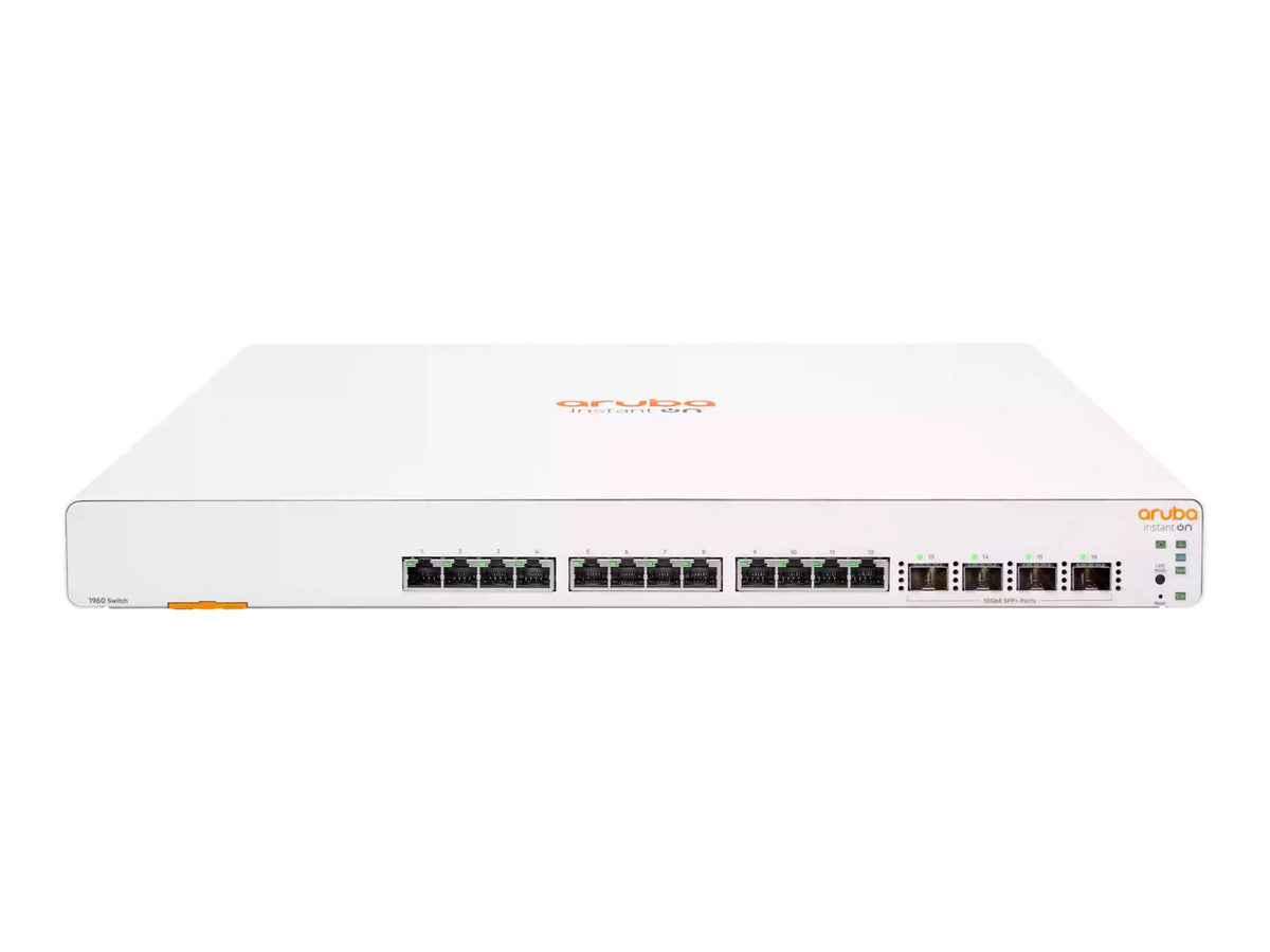 Switch de Red HPE Networking Instant On 1960 12XGT 4SFP+ Switch - vista 7