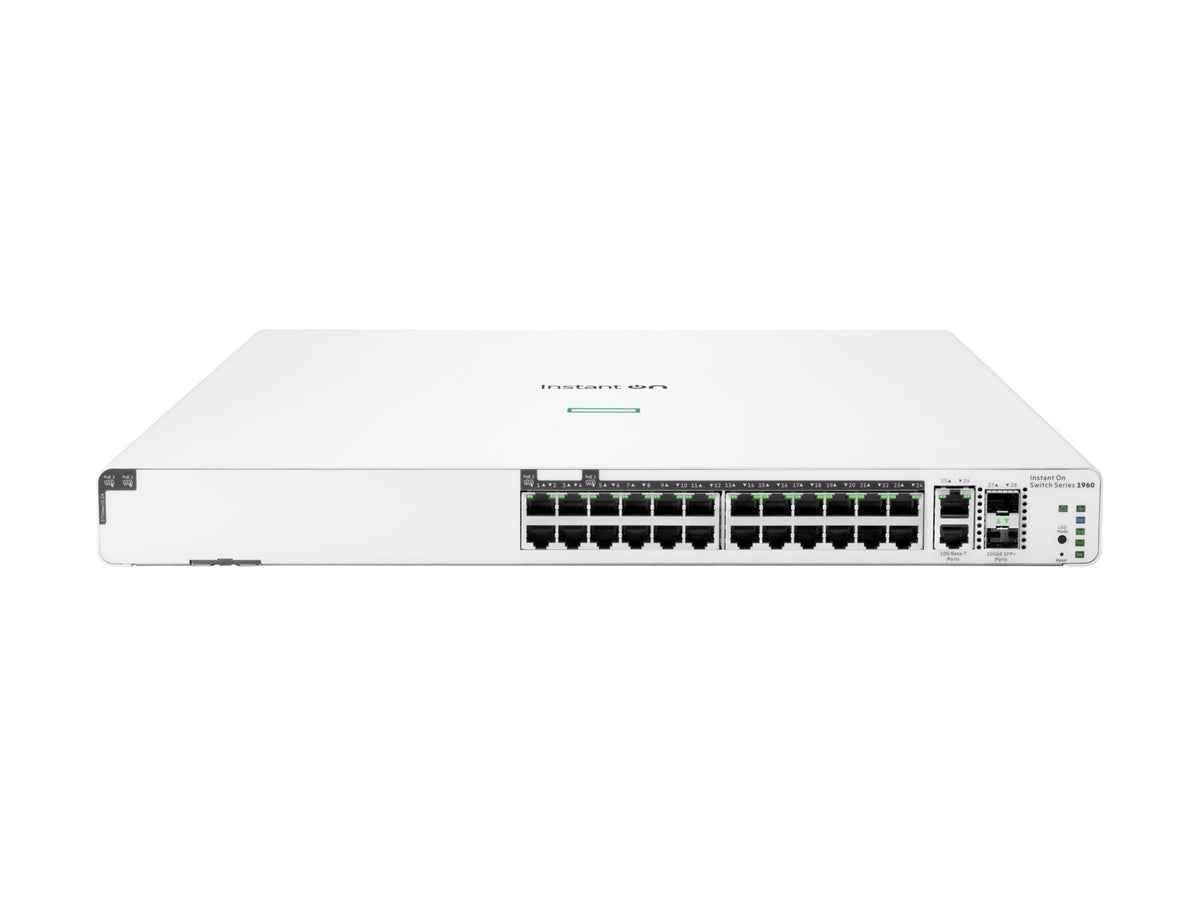 Switch de Red HPE Networking Instant On 1960 24G 20p Class4 4p Class6 PoE 2XGT 2SFP+ 370W Switch - vista 3