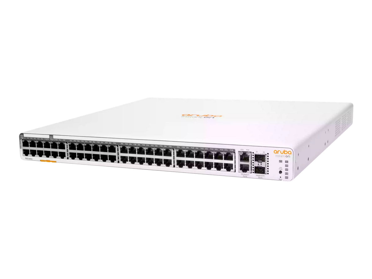Switch de Red HPE Networking Instant On 1960 48G 40p Class4 8p Class6 PoE 2XGT 2SFP+ 600W Switch - vista 1