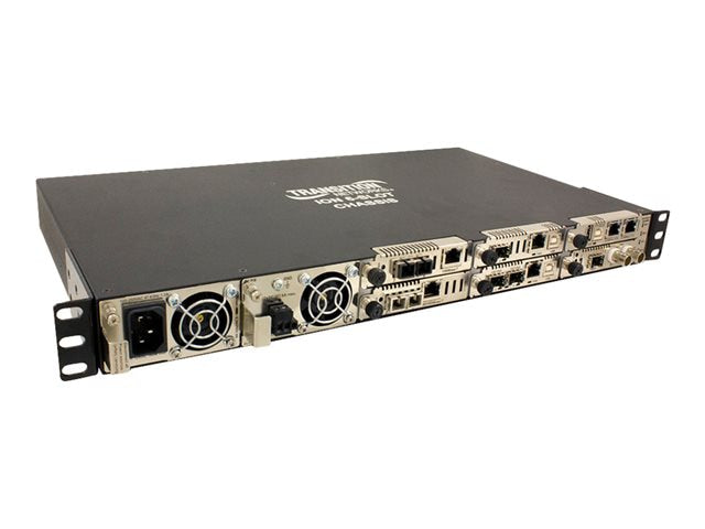 Switch de Red Lantronix ION106 Series rack mounting chassis - vista 1