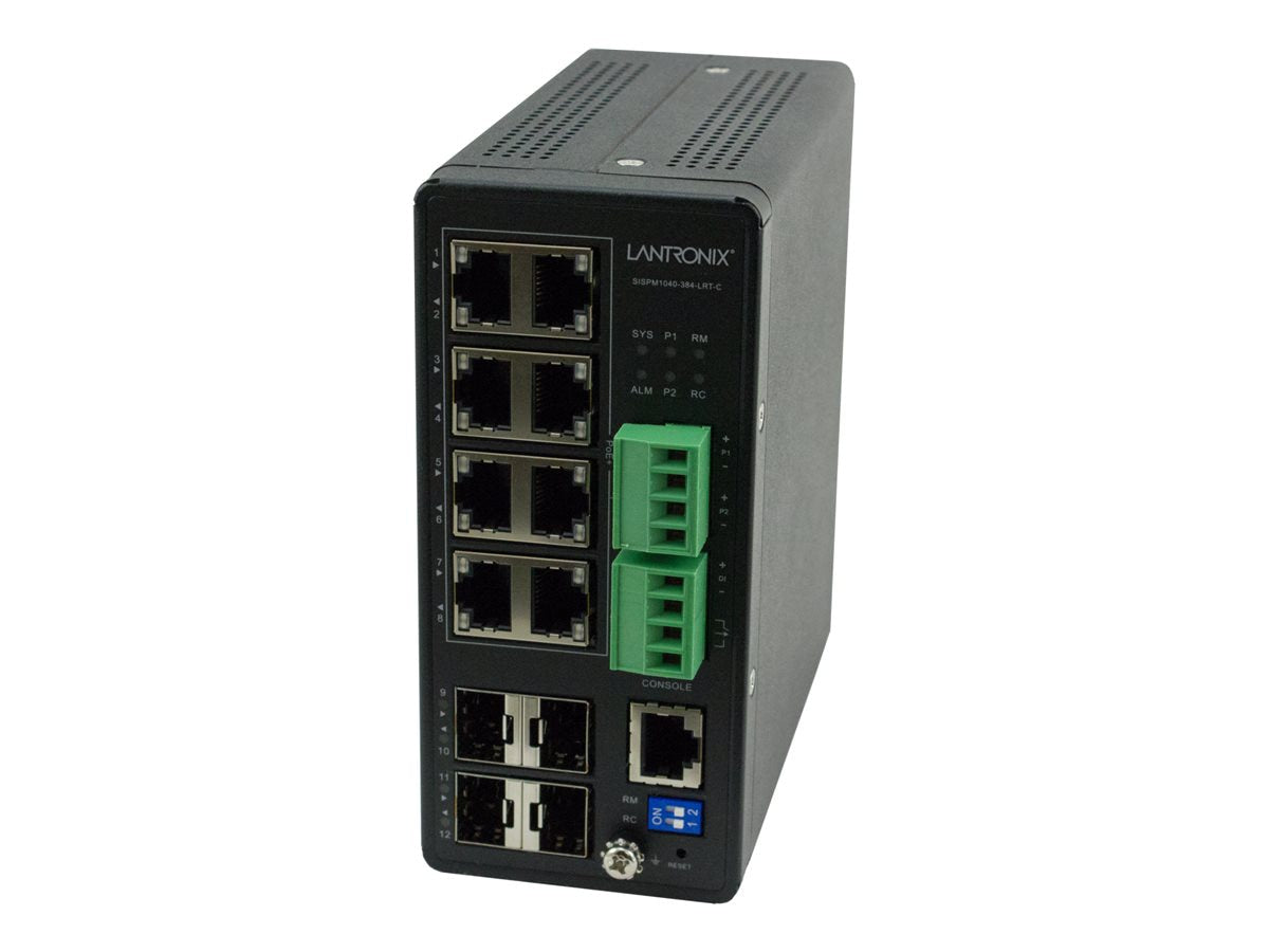 Switch de Red Lantronix SISPM1040-582-LRT - vista 1