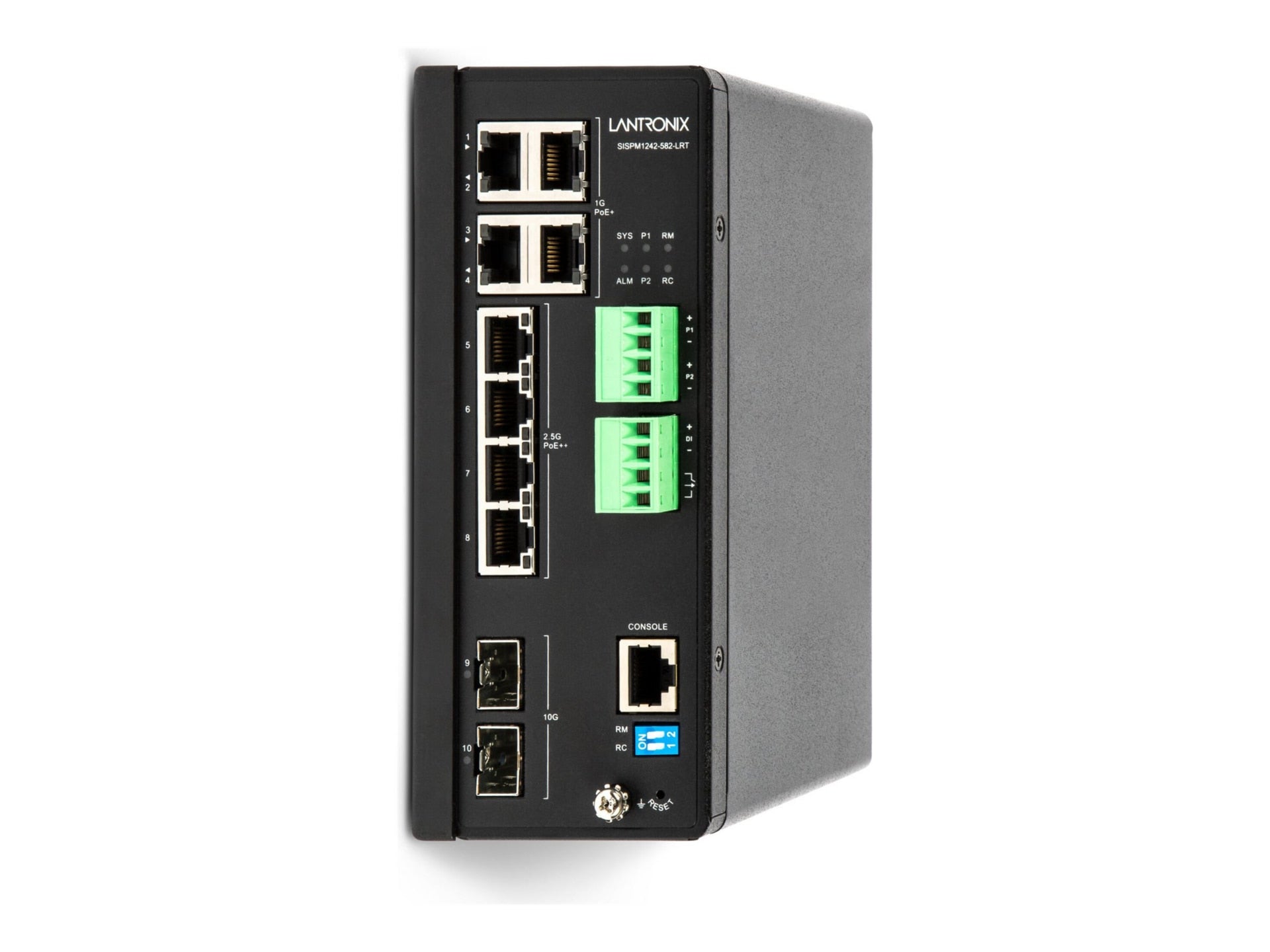 Switch de Red Lantronix SISPM1242-582-LRT - vista 1