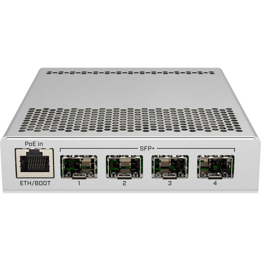 Switch de Red MikroTik CRS305-1G-4S+IN 4-Port 10G SFP+ Managed Router Switch - vista principal