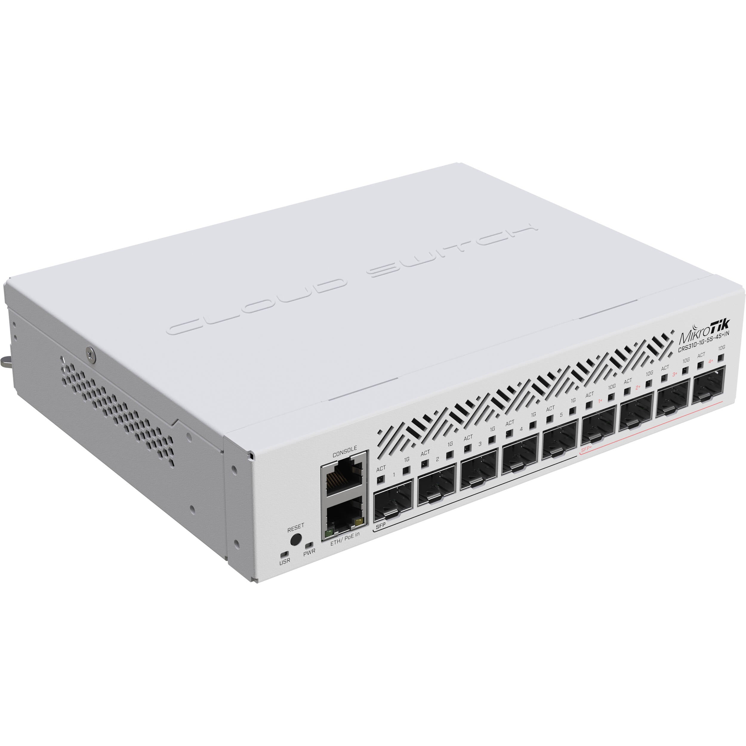Switch de Red MikroTik CRS310-1G-5S-4S+IN 9-Port 1G SFP / 10G SFP+ Managed Network Switch - vista principal