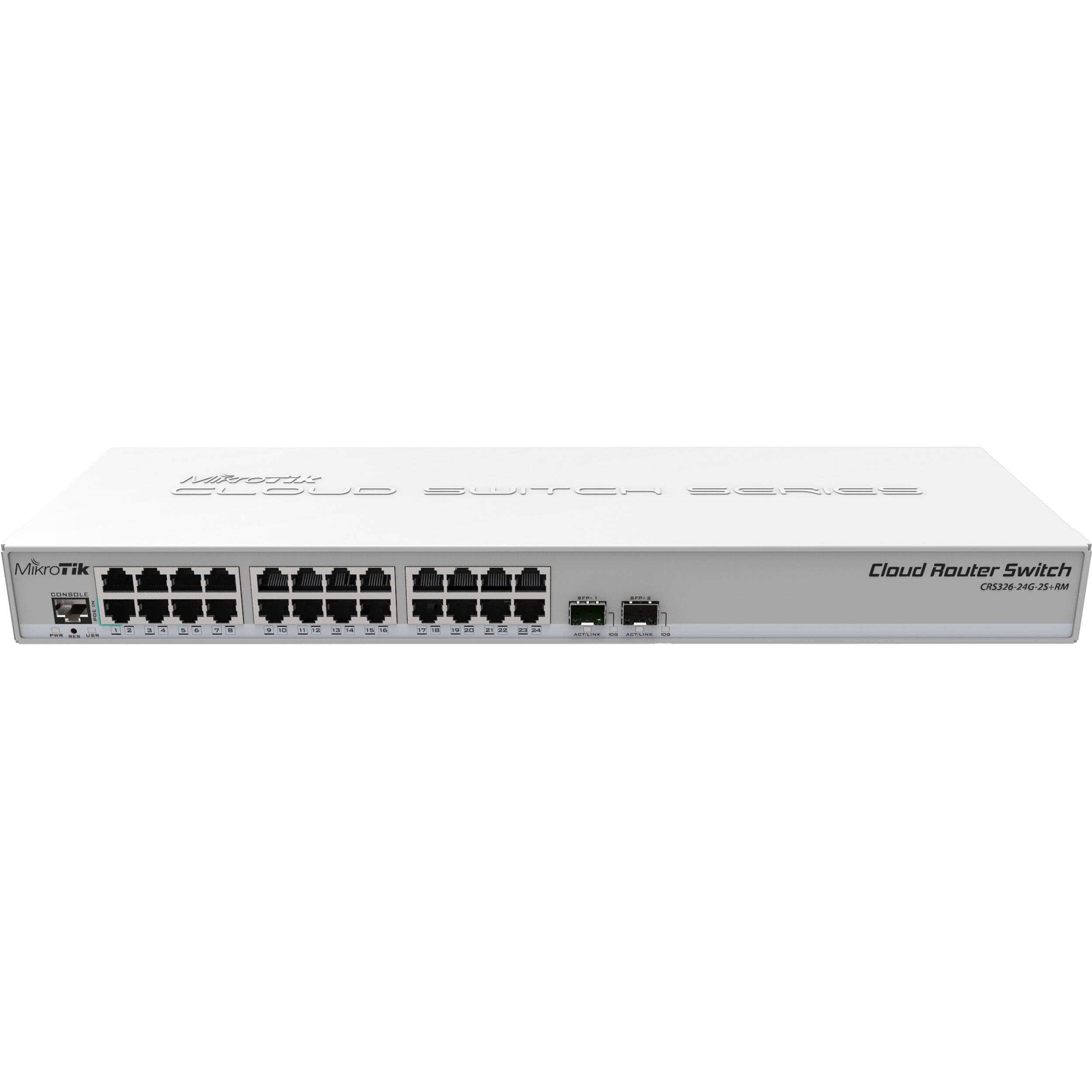 Switch de Red MikroTik CRS326-24G-2S+RM 24-Port Gigabit Managed Network Switch - vista principal