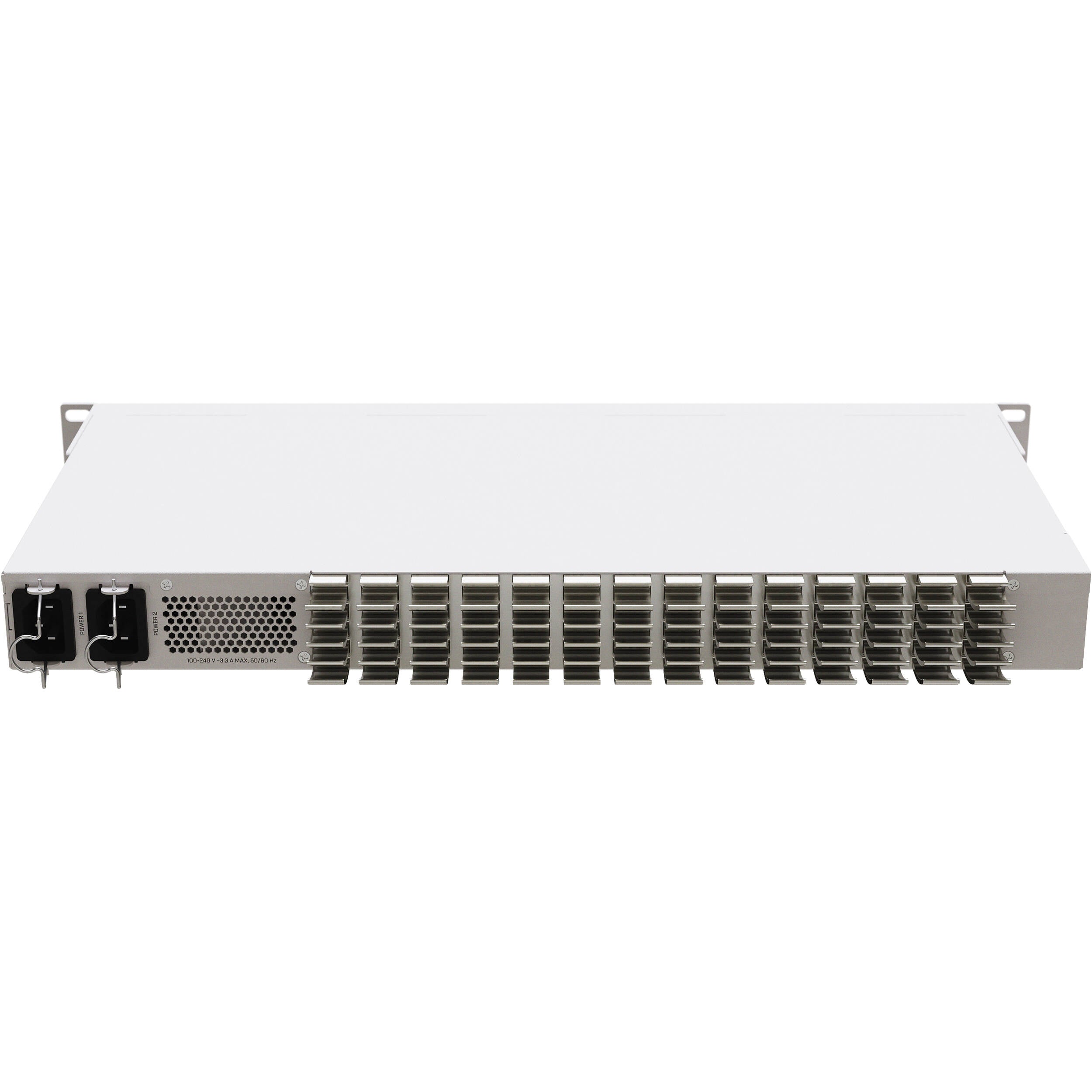 Switch de Red MikroTik CRS326-4C+20G+2Q+RM 24-Port 2.5G Managed Network Switch - vista trasera