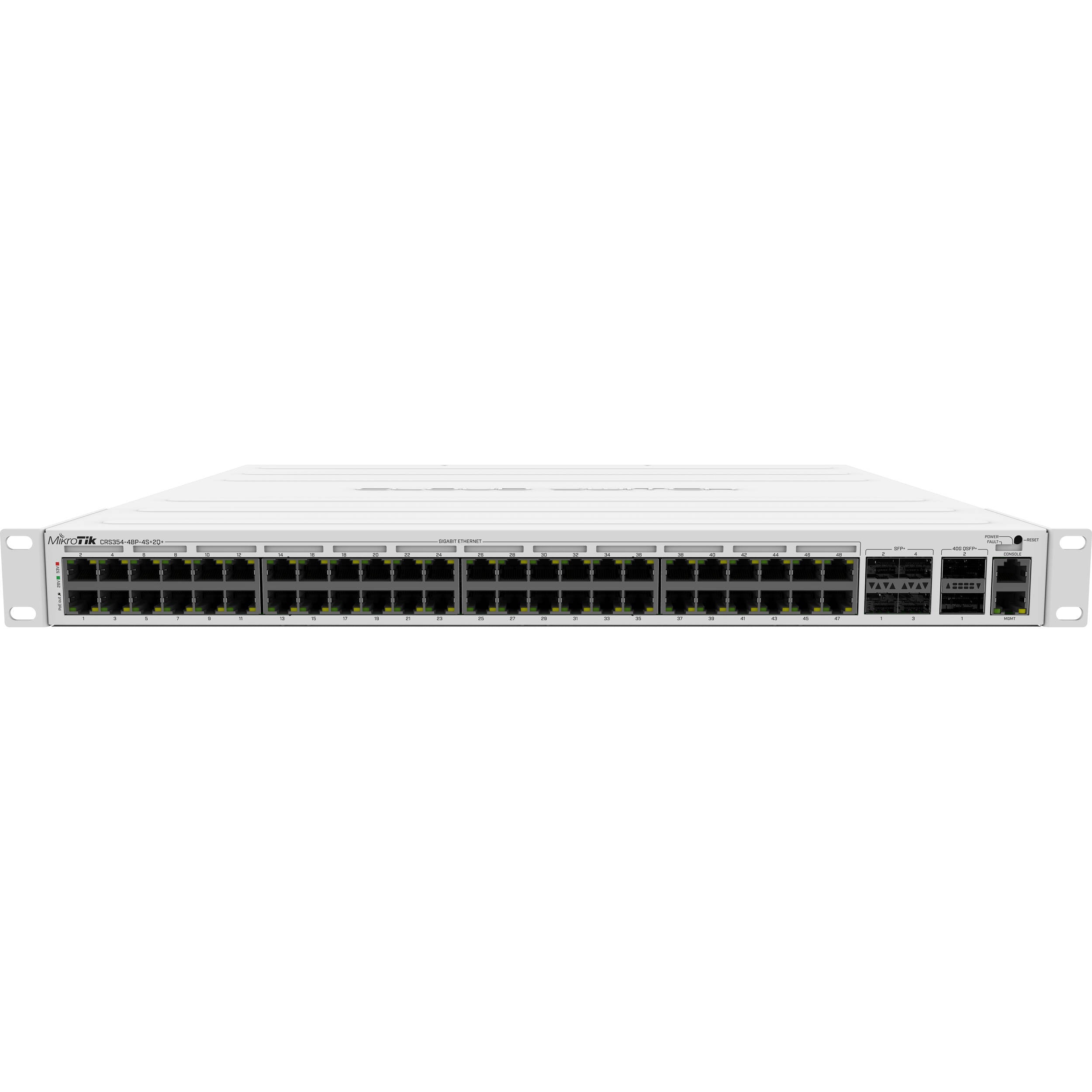 Switch de Red MikroTik CRS354-48P-4S+2Q+RM 48-Port Gigabit PoE+ Compliant Managed Network Switch - vista principal