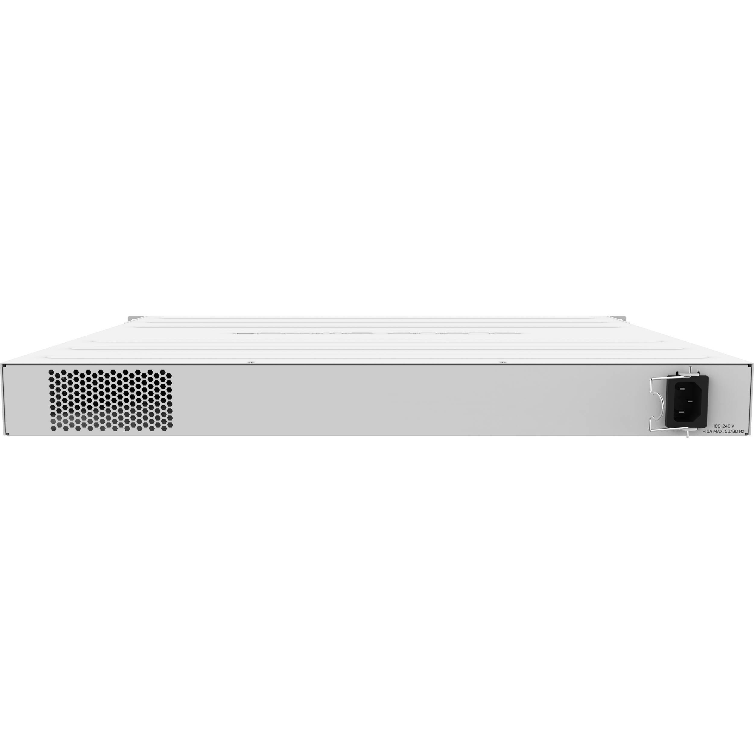 Switch de Red MikroTik CRS354-48P-4S+2Q+RM 48-Port Gigabit PoE+ Compliant Managed Network Switch - vista lateral