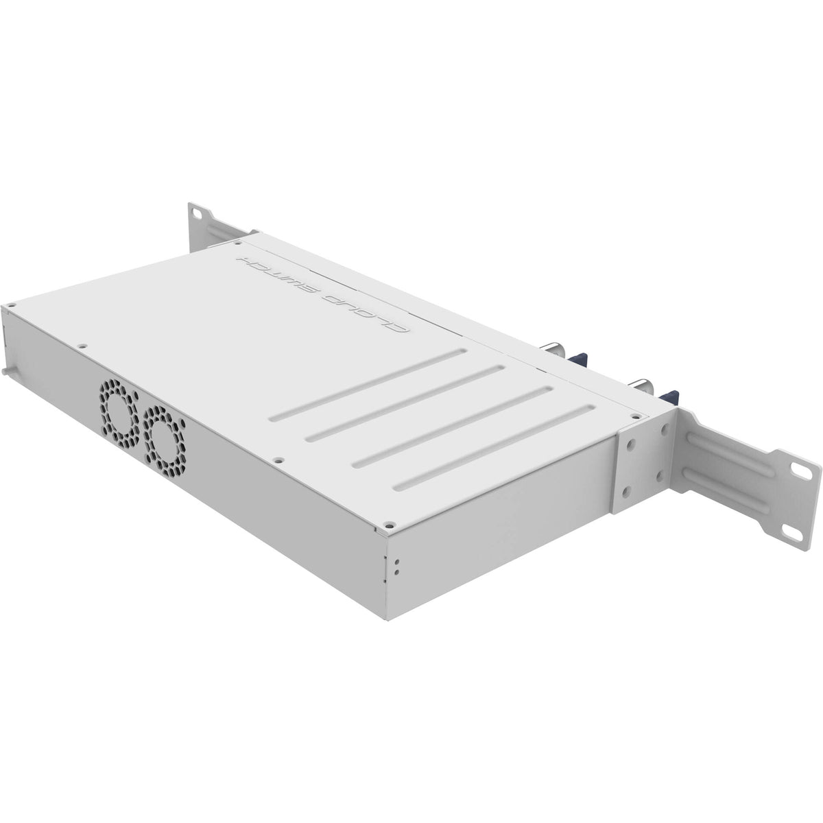 Switch de Red MikroTik CRS504-4XQ-IN 4-Port 100G QSFP28 Managed Network Switch - vista lateral
