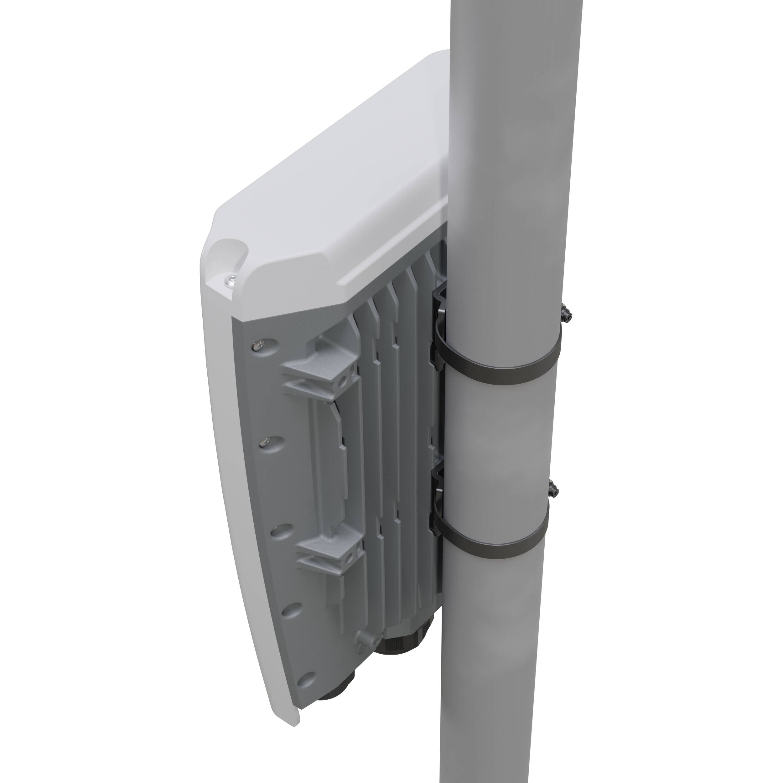 Switch de Red MikroTik CRS504-4XQ-OUT 4-Port 100G QSFP28 Managed Outdoor Network Switch - vista trasera