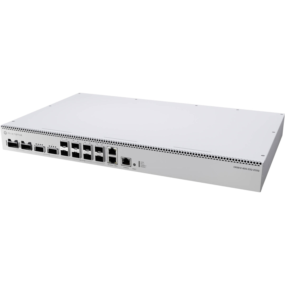 Switch de Red MikroTik CRS812 DDQ 14-Port Multi-Gig Managed Router Switch - vista principal