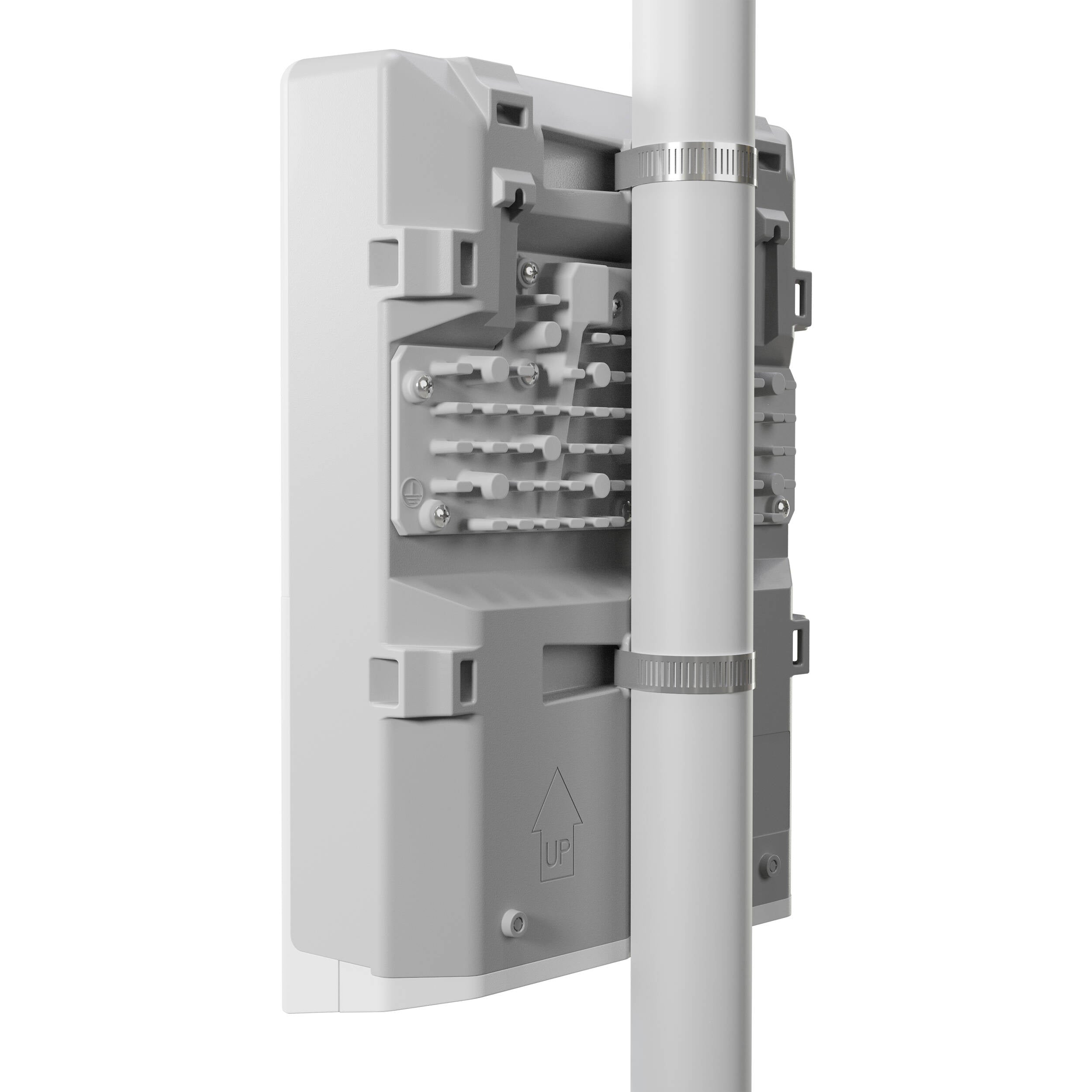 Switch de Red MikroTik netPower 16P 16-Port Gigabit PoE+ Compliant Outdoor Managed Network Switch - vista frontal