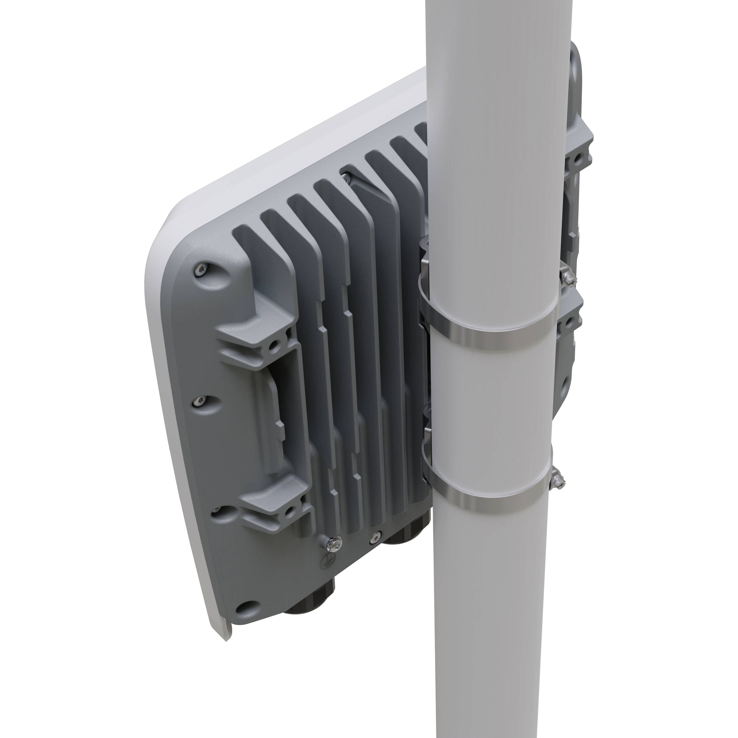 Switch de Red MikroTik RB5009UPr+S+OUT 8-Port Multi-Gig PoE+ Compliant Outdoor Managed Network Switch - vista lateral