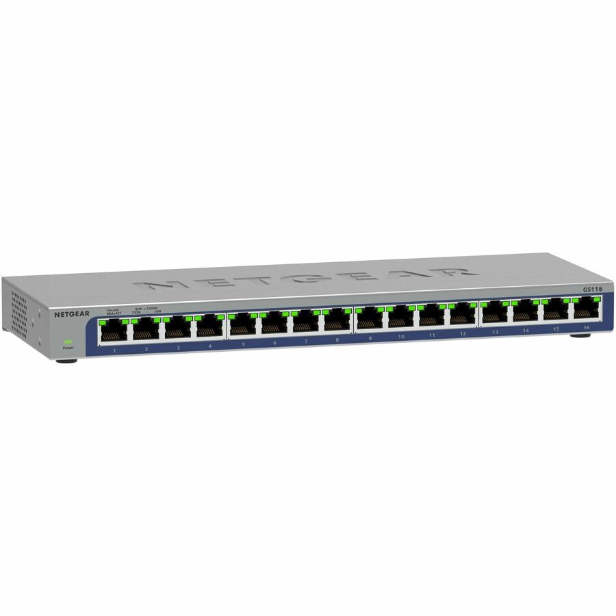 Switch de Red Netgear 16-Port Gigabit Ethernet Unmanaged Switches - vista 3