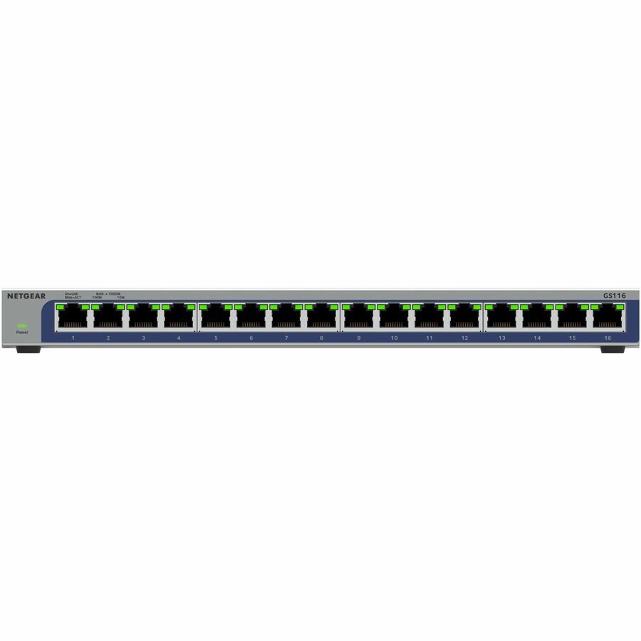 Switch de Red Netgear 16-Port Gigabit Ethernet Unmanaged Switches - vista 6