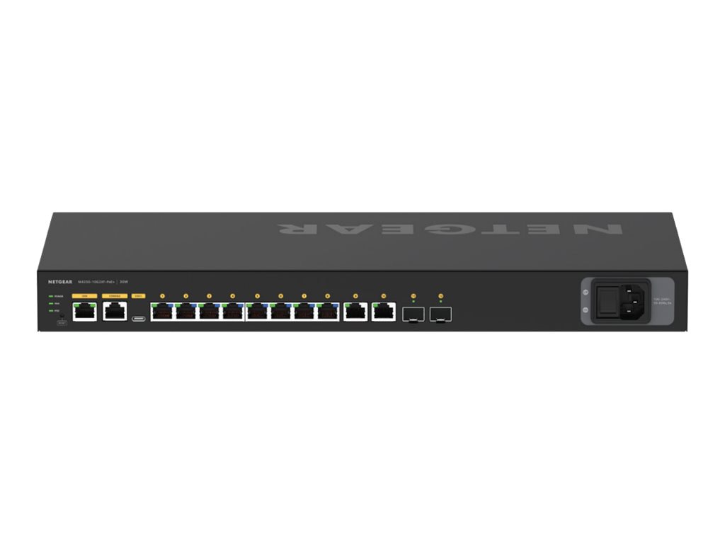 Switch de Red Netgear AV Line M4250-10G2XF-PoE+ Ethernet Switch - vista 6