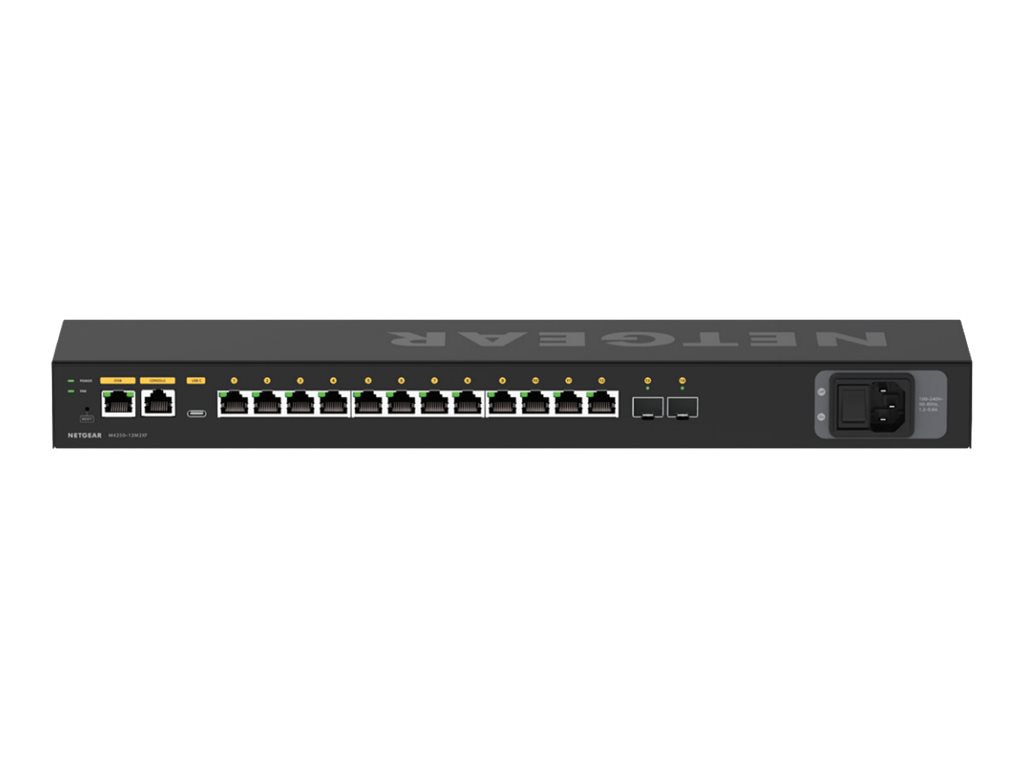 Switch de Red Netgear AV Line M4250-12M2XF 12x2.5G and 2xSFP+ Managed Switch (MSM4214X) - vista 6