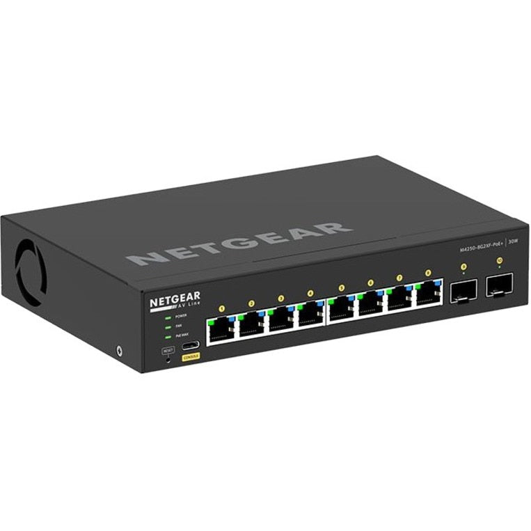 Switch de Red Netgear AV Line M4250 GSM4210PX Ethernet Switch - vista 4