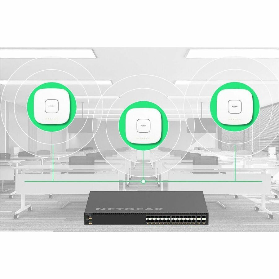 Switch de Red Netgear AV Line M4350-24F4V Ethernet Switch - vista 3