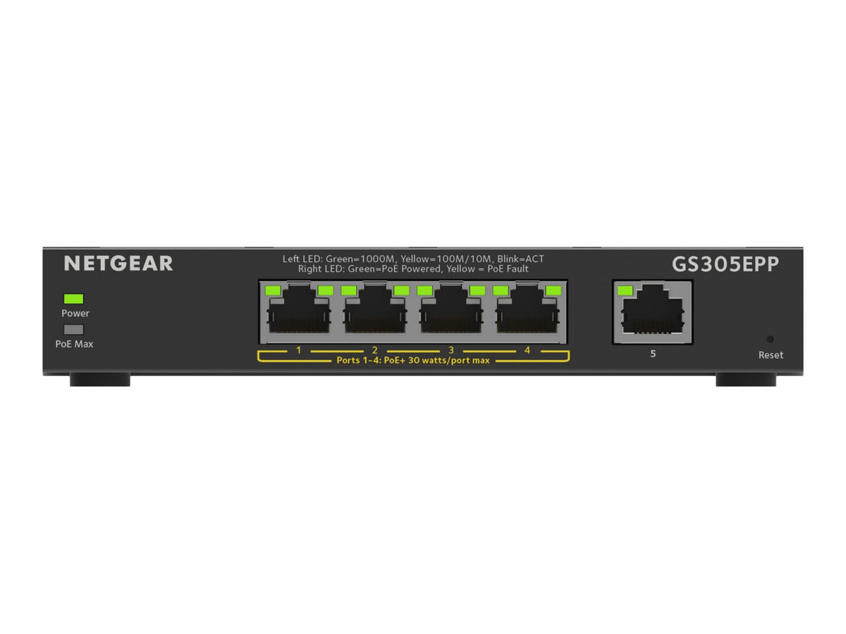 Switch de Red Netgear Business GS305EPP Ethernet Switch - vista 2