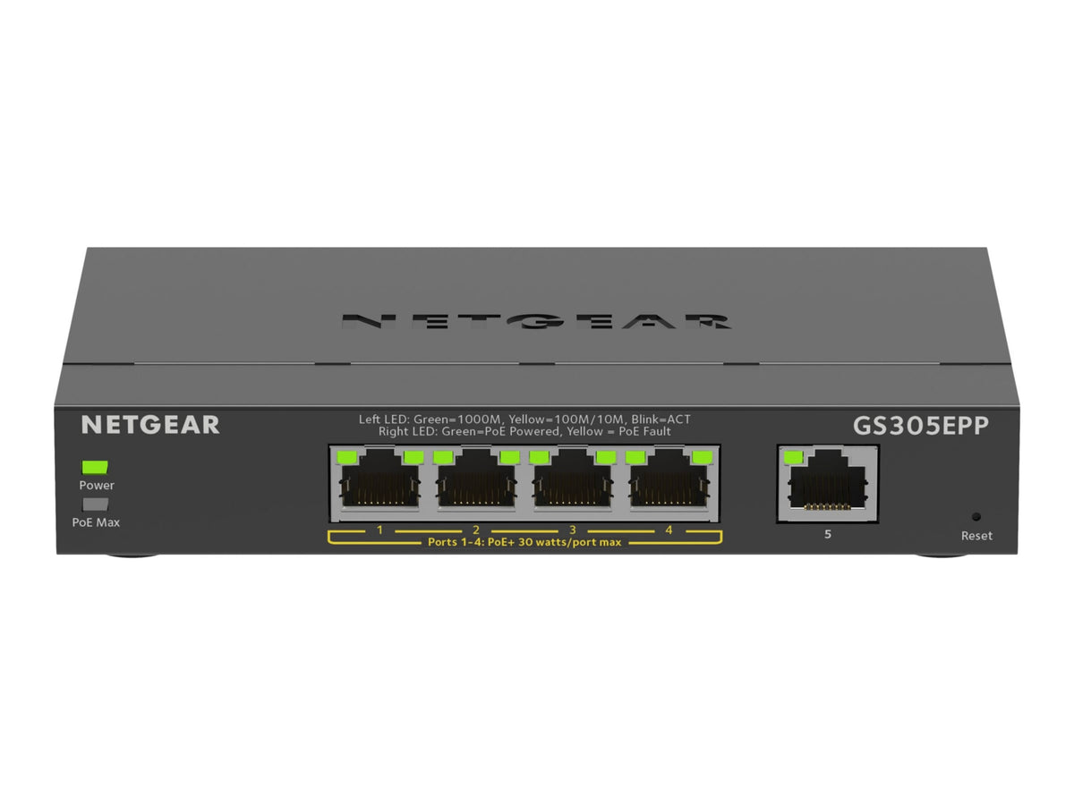 Switch de Red Netgear Business GS305EPP Ethernet Switch - vista 3