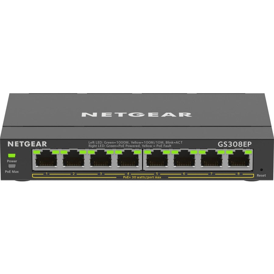 Switch de Red Netgear Business GS308EP Ethernet Switch - vista 1